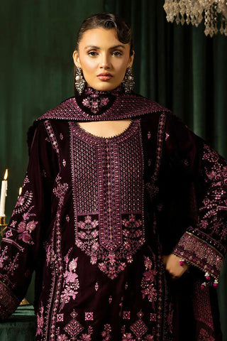 SHAISTA EMBROIDERED VELVET COLLECTION D-781