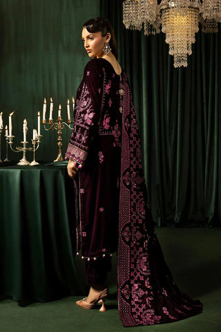 SHAISTA EMBROIDERED VELVET COLLECTION D-781