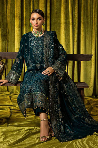 SHAISTA EMBROIDERED VELVET COLLECTION D-782
