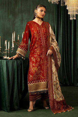 SHAISTA EMBROIDERED VELVET COLLECTION D-783