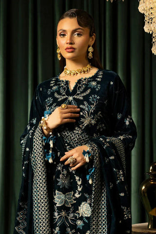SHAISTA EMBROIDERED VELVET COLLECTION D-784