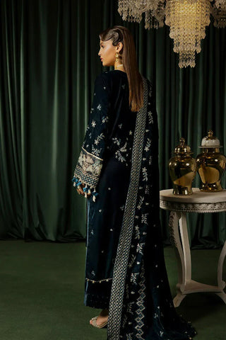 SHAISTA EMBROIDERED VELVET COLLECTION D-784