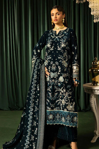 SHAISTA EMBROIDERED VELVET COLLECTION D-784
