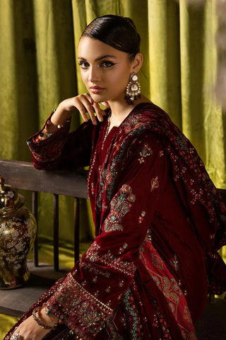SHAISTA EMBROIDERED VELVET COLLECTION D-785