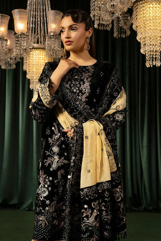 SHAISTA EMBROIDERED VELVET COLLECTION D-786