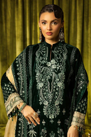 SHAISTA EMBROIDERED VELVET COLLECTION D-787