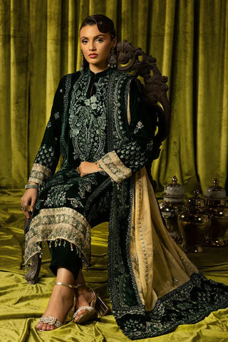 SHAISTA EMBROIDERED VELVET COLLECTION D-787