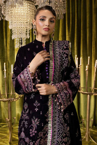 SHAISTA EMBROIDERED VELVET COLLECTION D-788