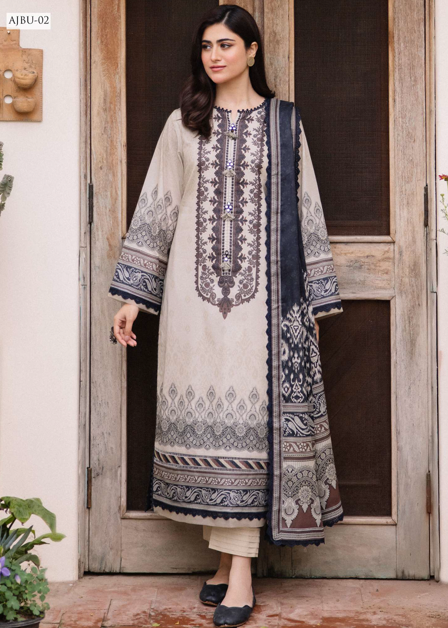 ASIM JOFA PRINTS AJBU-02 ( 3PC )