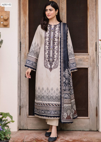 ASIM JOFA PRINTS AJBU-02 ( 3PC )