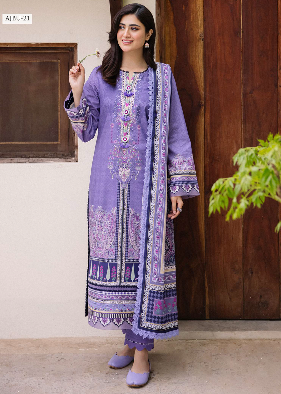 ASIM JOFA PRINTS AJBU-21  ( 3PC )