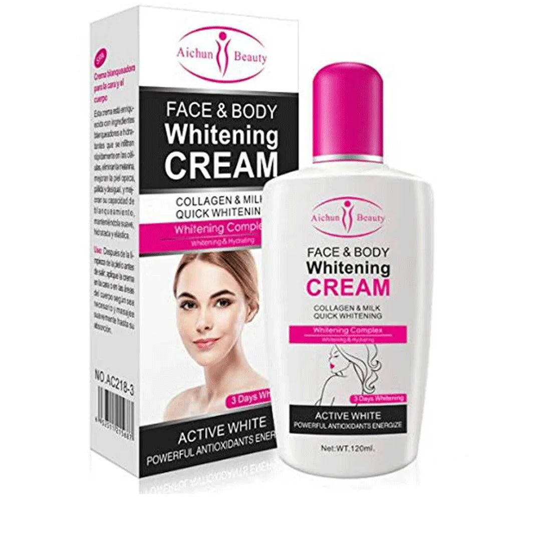 AICHUN BEAUTY FACE & BODY WHITENING CREAM ACTIVE WHITE 120ML