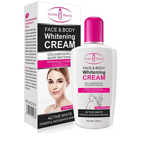 AICHUN BEAUTY FACE & BODY WHITENING CREAM ACTIVE WHITE 120ML