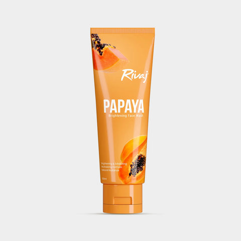 RIVAJ PAPAYA BRIGHTENING FACE WASH 100ML