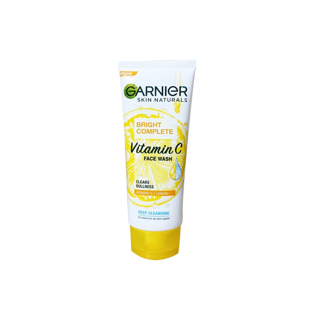 GARINER SKIN NATURALS BRIGHT COMPLETE VIRMIN-C FACE WASH 100ML