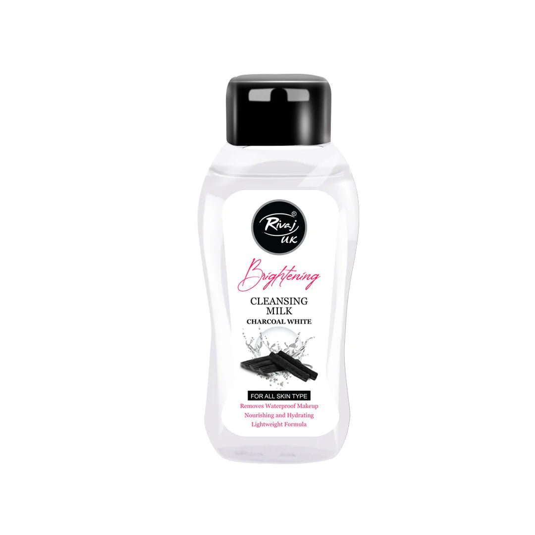 RIVAJ CLEANSING MILK CHARCOL WHITE 100ML
