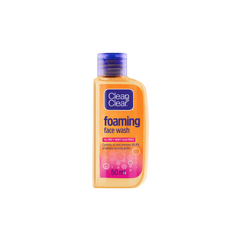 CLEAN & CLEAR FOAMING FACE WASH 50ML