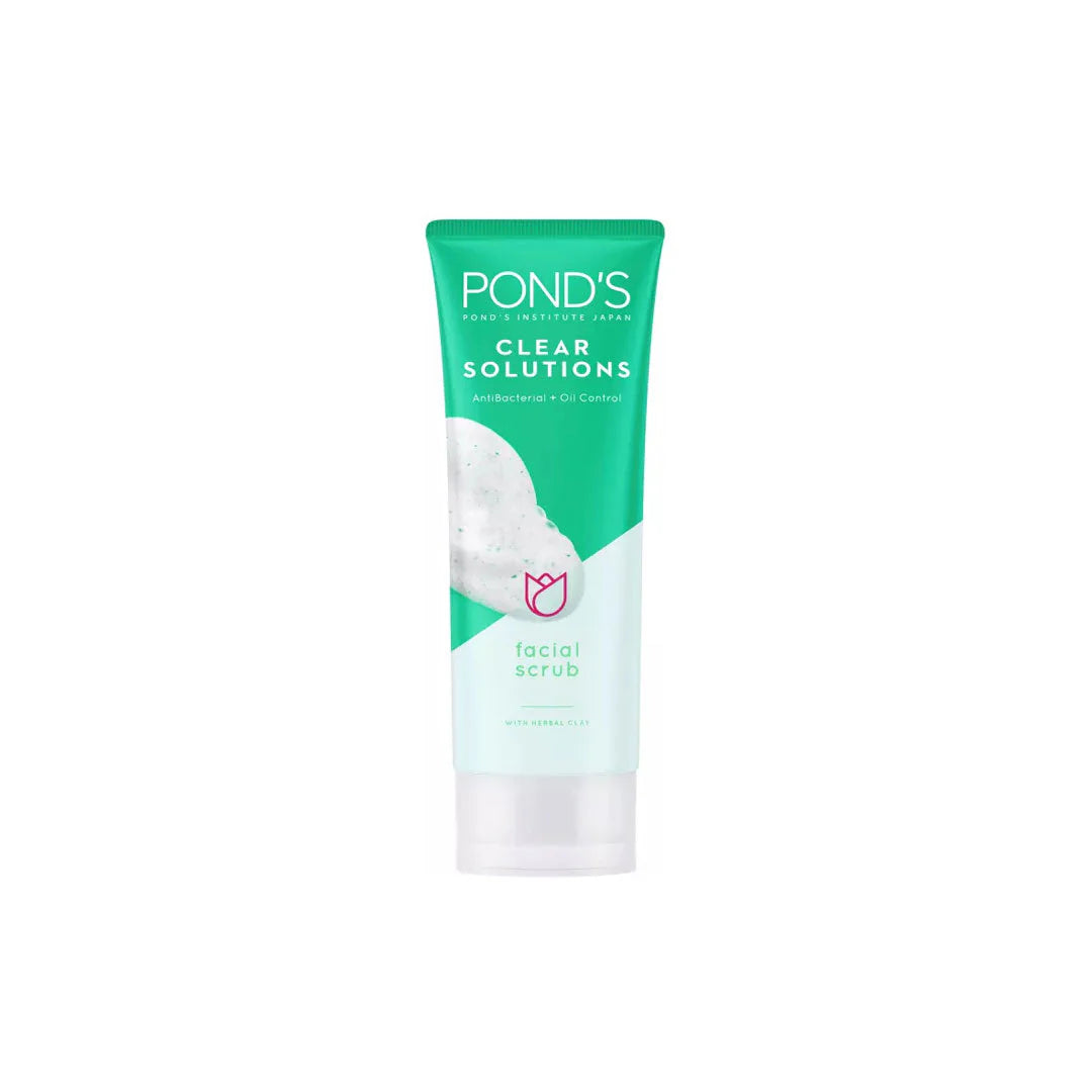 PONDS  CLEAR SOLUTIONS FACIAL SCRUB 100G