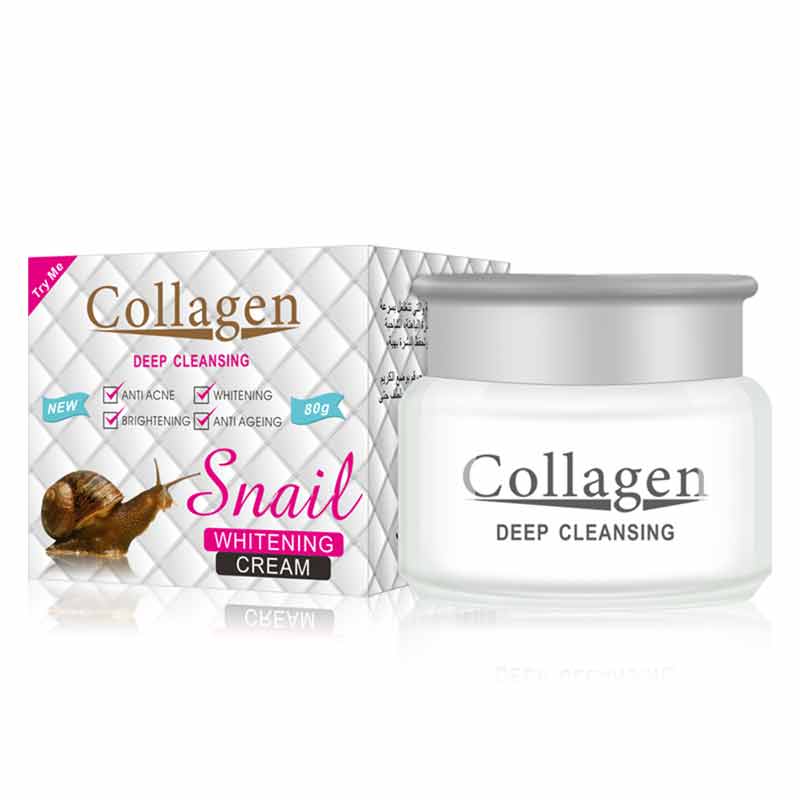 COLLAGEN DEEP CLEANSING SNAIL WHITENING CREAM 80G