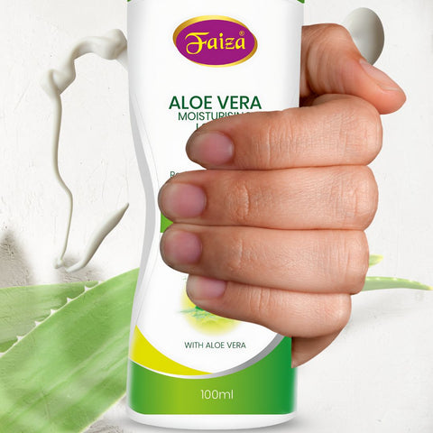 FAIZA LOTION ALOE VERA BODY & FACE ALL SKIN TYPES 100ML