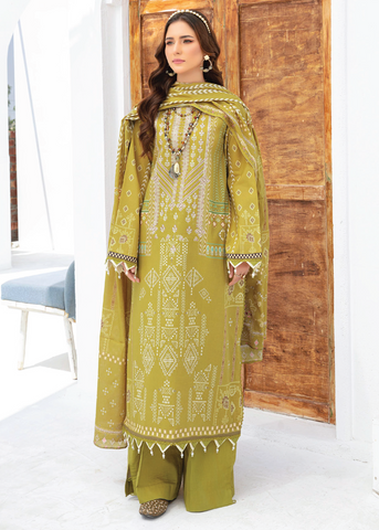 SAIRA BANO PRINT - EMBROIDERED LAWN D-04