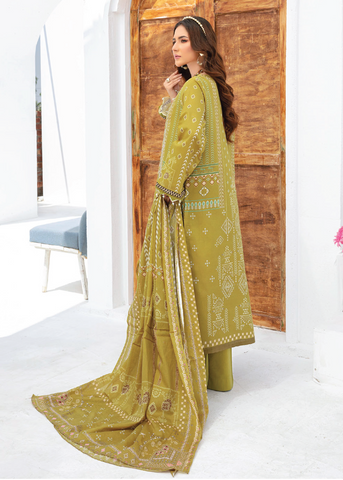 SAIRA BANO PRINT - EMBROIDERED LAWN D-04