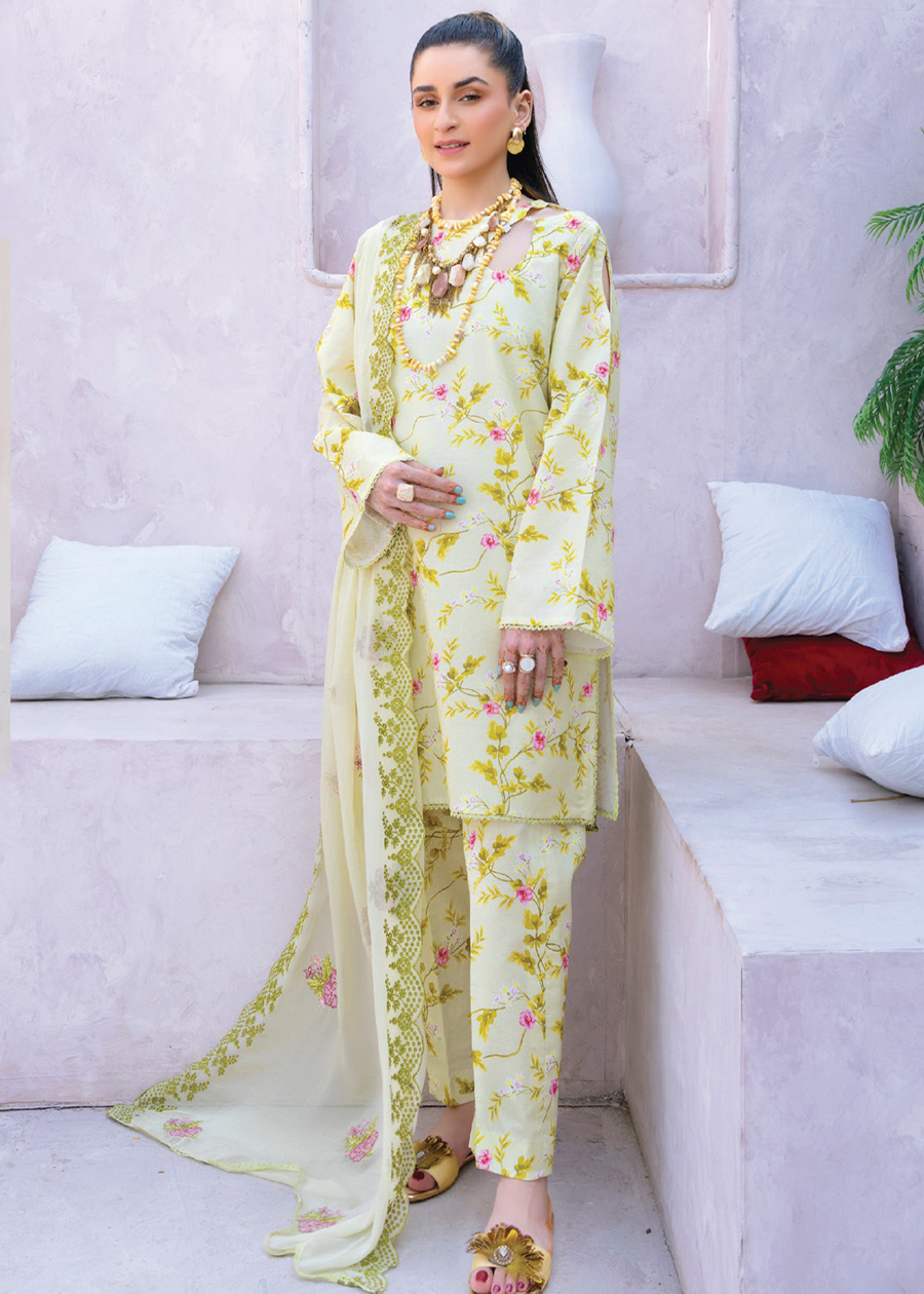GARDENIA PRINKARI LAWN COLLECTION VOL-3-D-06