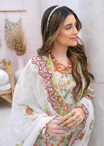 GARDENIA PRINKARI LAWN COLLECTION VOL-3-D-08
