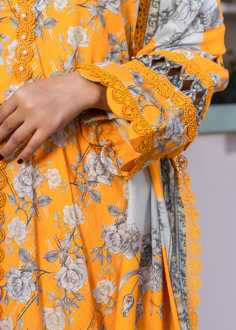 RANG-E-NOOR DIGITAL PRINT DOBBY LAWN D-04