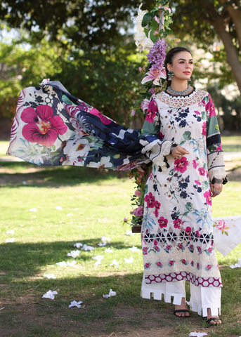 ELAF PRINT CHIKANKARI ECK-01A-LOVELIGHT