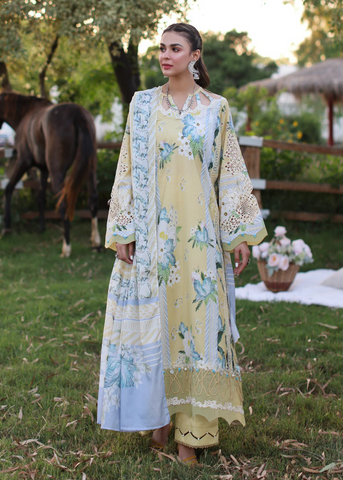 ELAF PRINT CHIKANKARI ECK-05A- CITRUS CRUSH