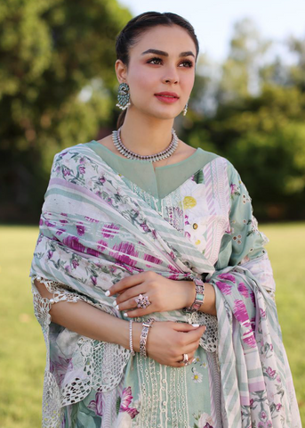 ELAF PRINT CHIKANKARI ECK-05B- CELESTIAL