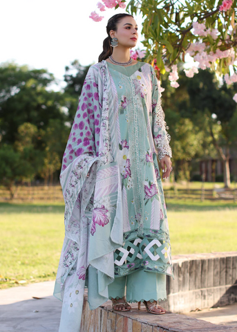 ELAF PRINT CHIKANKARI ECK-05B- CELESTIAL