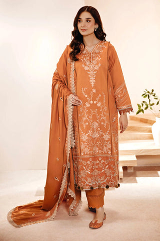 FLORENT SHADES OF WHITE EMBROIDERED SHAWL FL-7