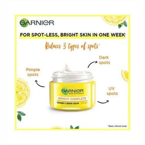 GARINER BRIGHT COMPLETE VITMIN-C SERUM CREAM 45G