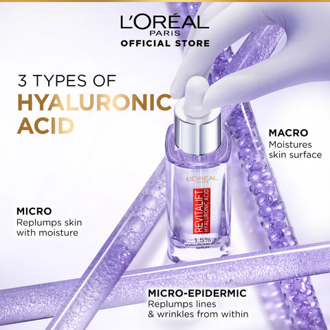 L'Oreal Paris Revitalift 1.5% Hyaluronic Acid  Serum