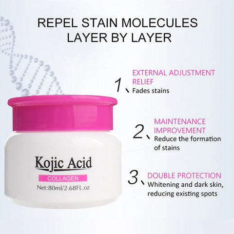 KOJIC ACID COLLAGEN WHITENING CREAM 80ML