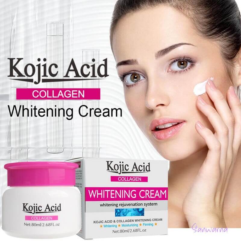 KOJIC ACID COLLAGEN WHITENING CREAM 80ML