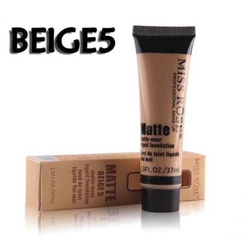 MISS ROSE MATTE BEIGE 3 MATTE-WEAR LIQUID FOUNDATION 37ML