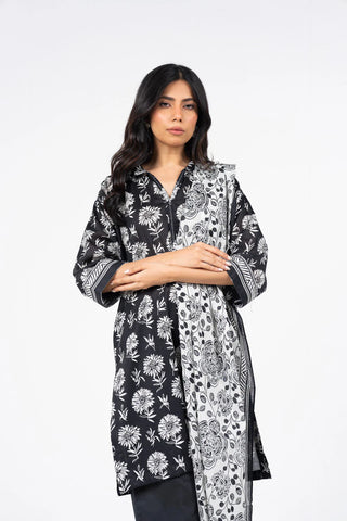 ALKARAM-3 PIECE -MSB-10-25-2-CHARCOAL GREY