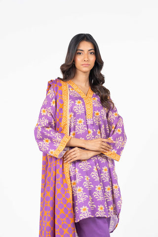 ALKARAM-3 PIECE -MSB-13-25-2-PURPLE
