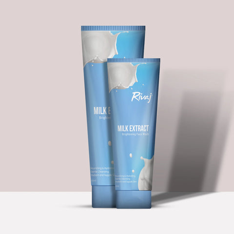 RIVAJ MILK EXTRACT BRITHENING FACE WASH 100ML