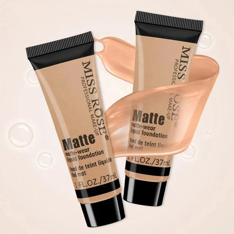 MISS ROSE MATTE BEIGE 3 MATTE-WEAR LIQUID FOUNDATION 37ML