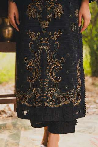 PERIDOT PEACH VELVET EMBROIDERED COLLECTION PR-382B