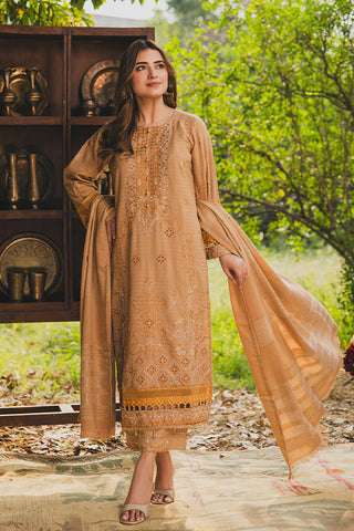 PERIDOT PEACH VELVET EMBROIDERED COLLECTION PR-383A