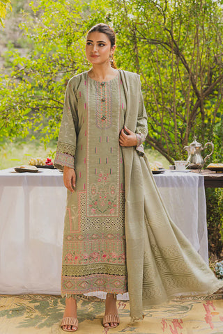 PERIDOT PEACH VELVET EMBROIDERED COLLECTION PR-385A