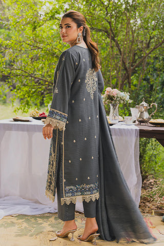 PERIDOT PEACH VELVET EMBROIDERED COLLECTION PR-386B