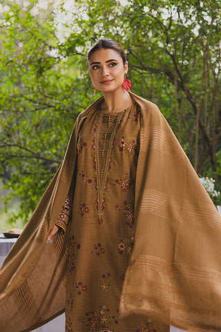 PERIDOT PEACH VELVET EMBROIDERED COLLECTION PR-387A