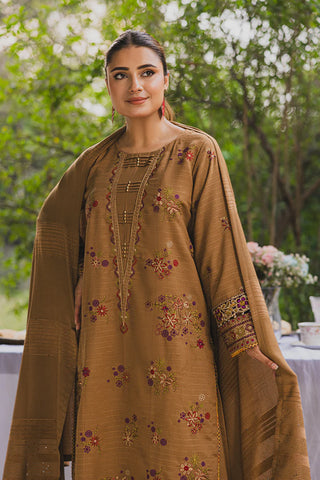 PERIDOT PEACH VELVET EMBROIDERED COLLECTION PR-387A