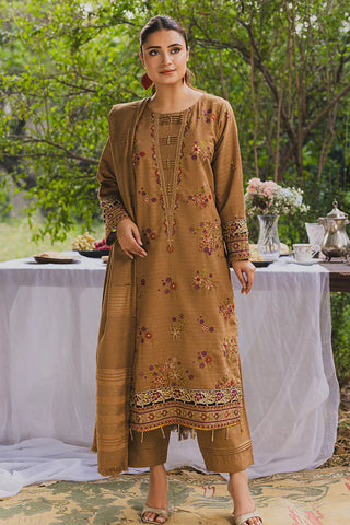 PERIDOT PEACH VELVET EMBROIDERED COLLECTION PR-387A